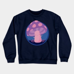 Bi Pride Mushroom Crewneck Sweatshirt